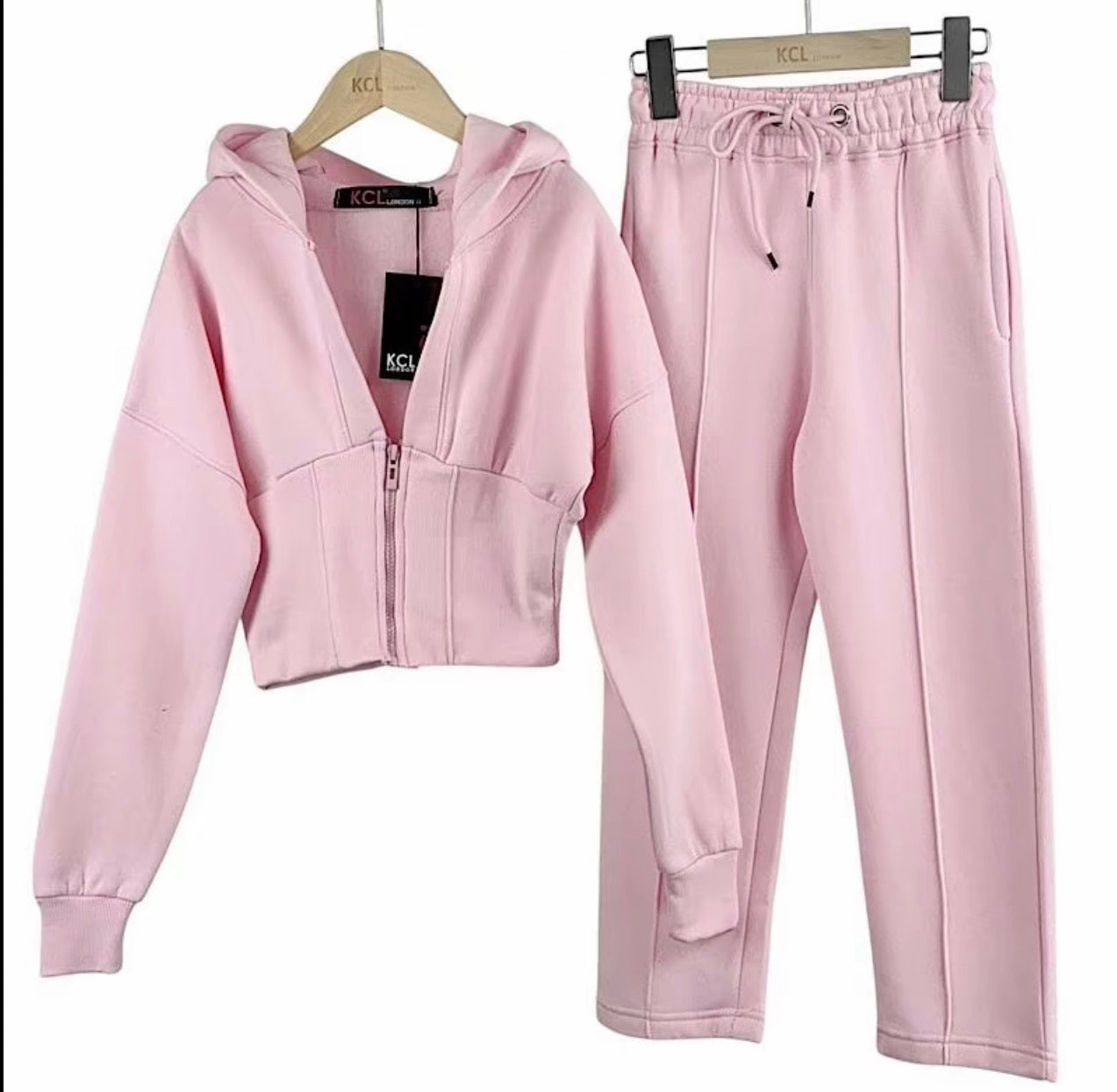 Girls Winter Fleece Zip up Compress Tracksuit