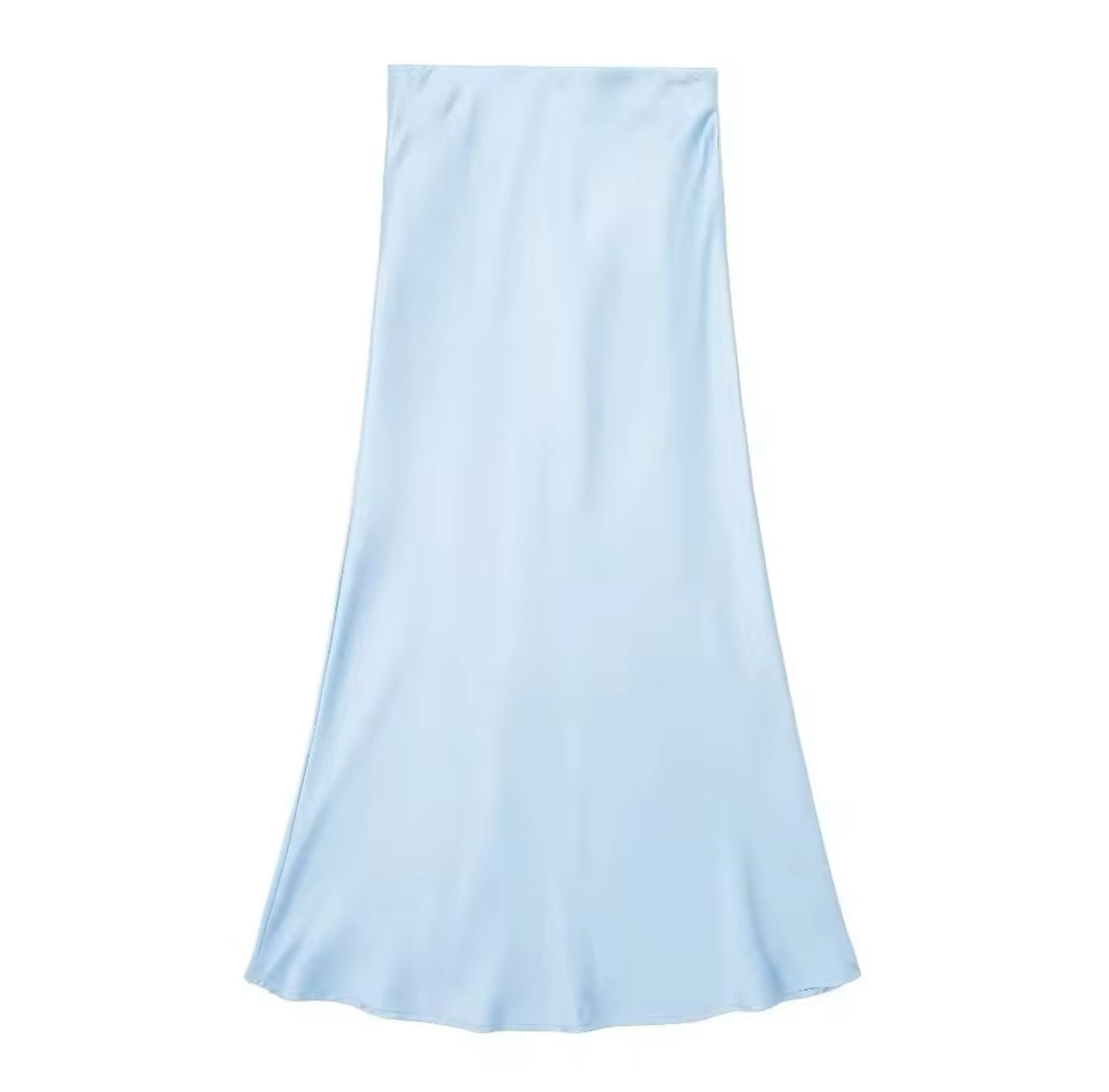Savannah Maxi Ankle Length Satin Skirt