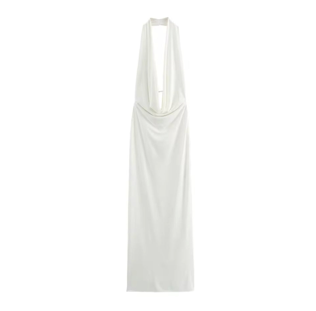 Gracie Halter Cowlneck Dress