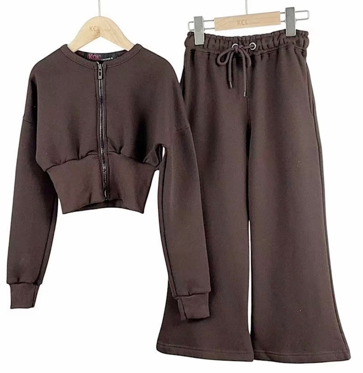 Girls Ari Compress Zip up Waist Corset Tracksuit