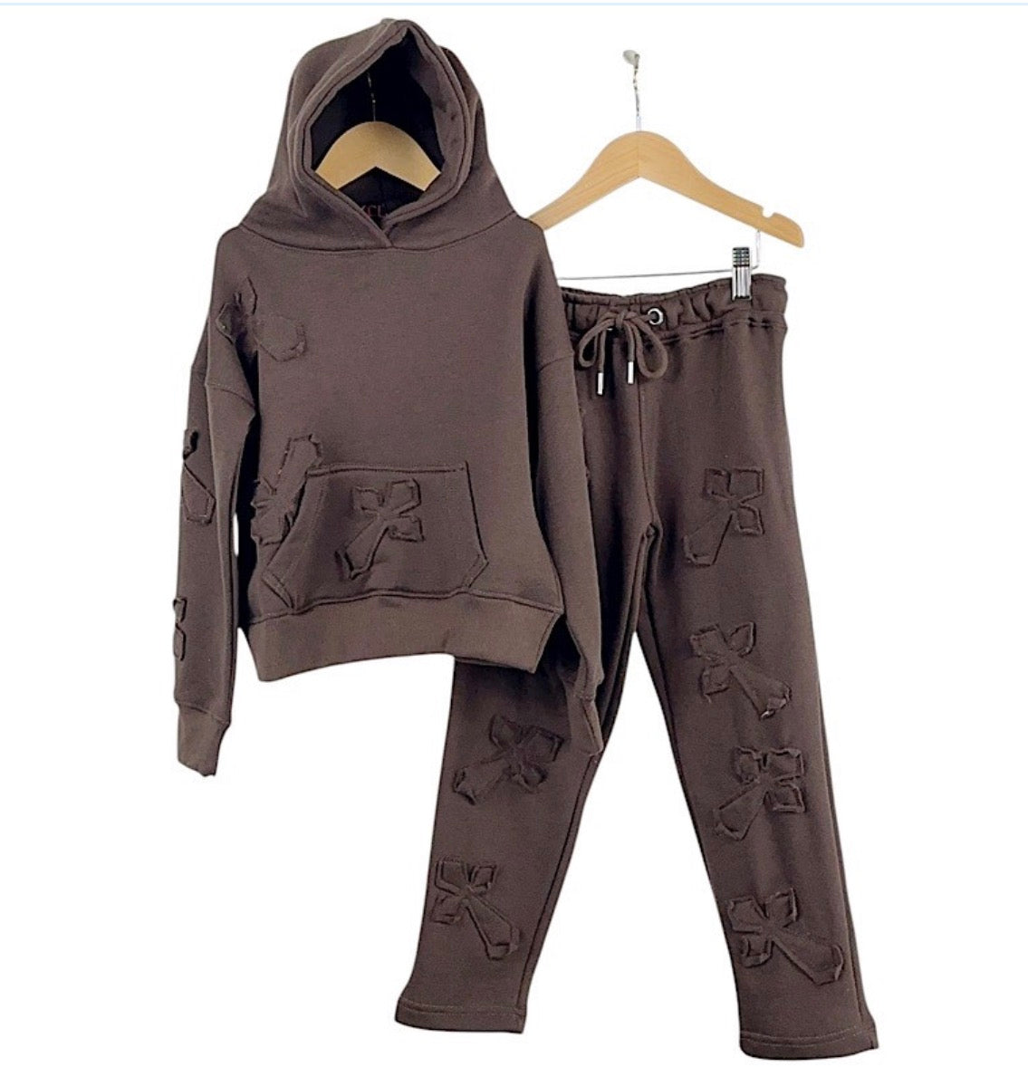 Children’s Cross Crucifix two piece -  Hoodie & Lounge Pants