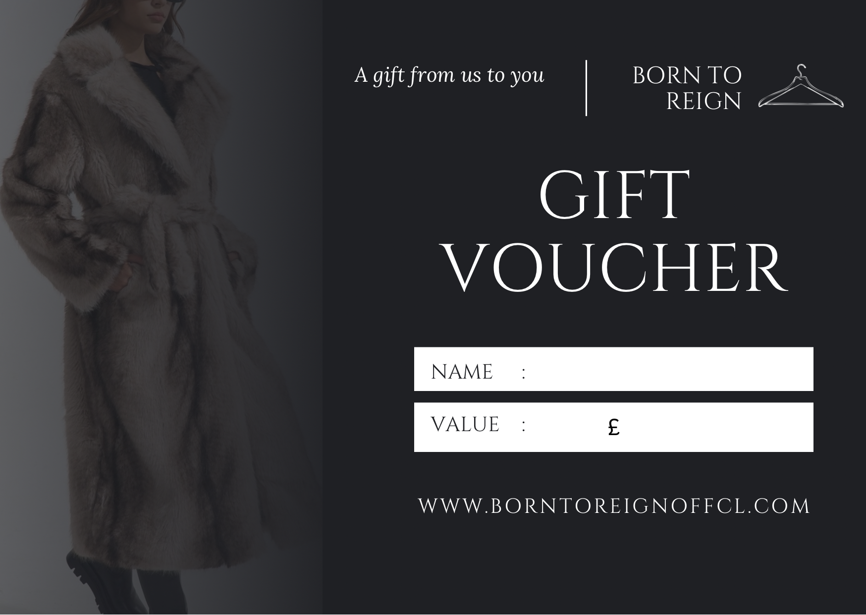 Born To Reign Gift Voucher