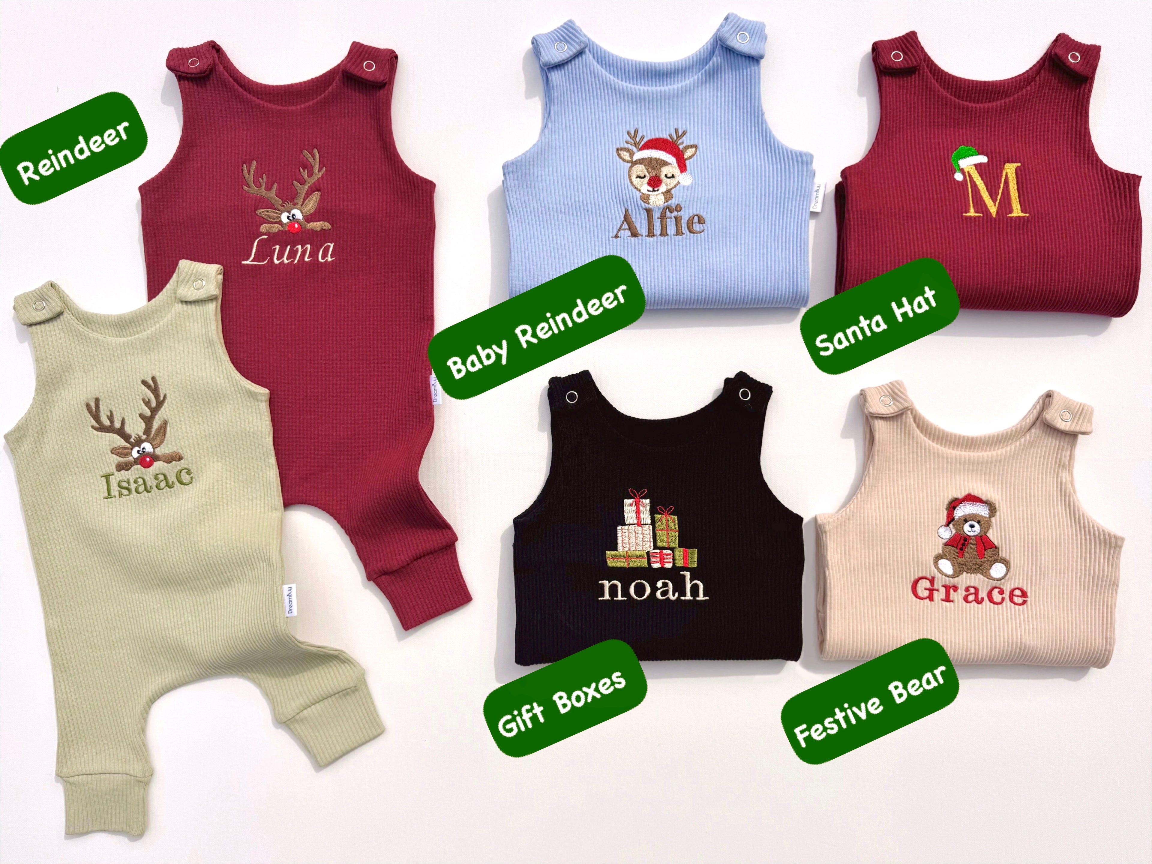Christmas Giftbox Dungarees 0-3Y