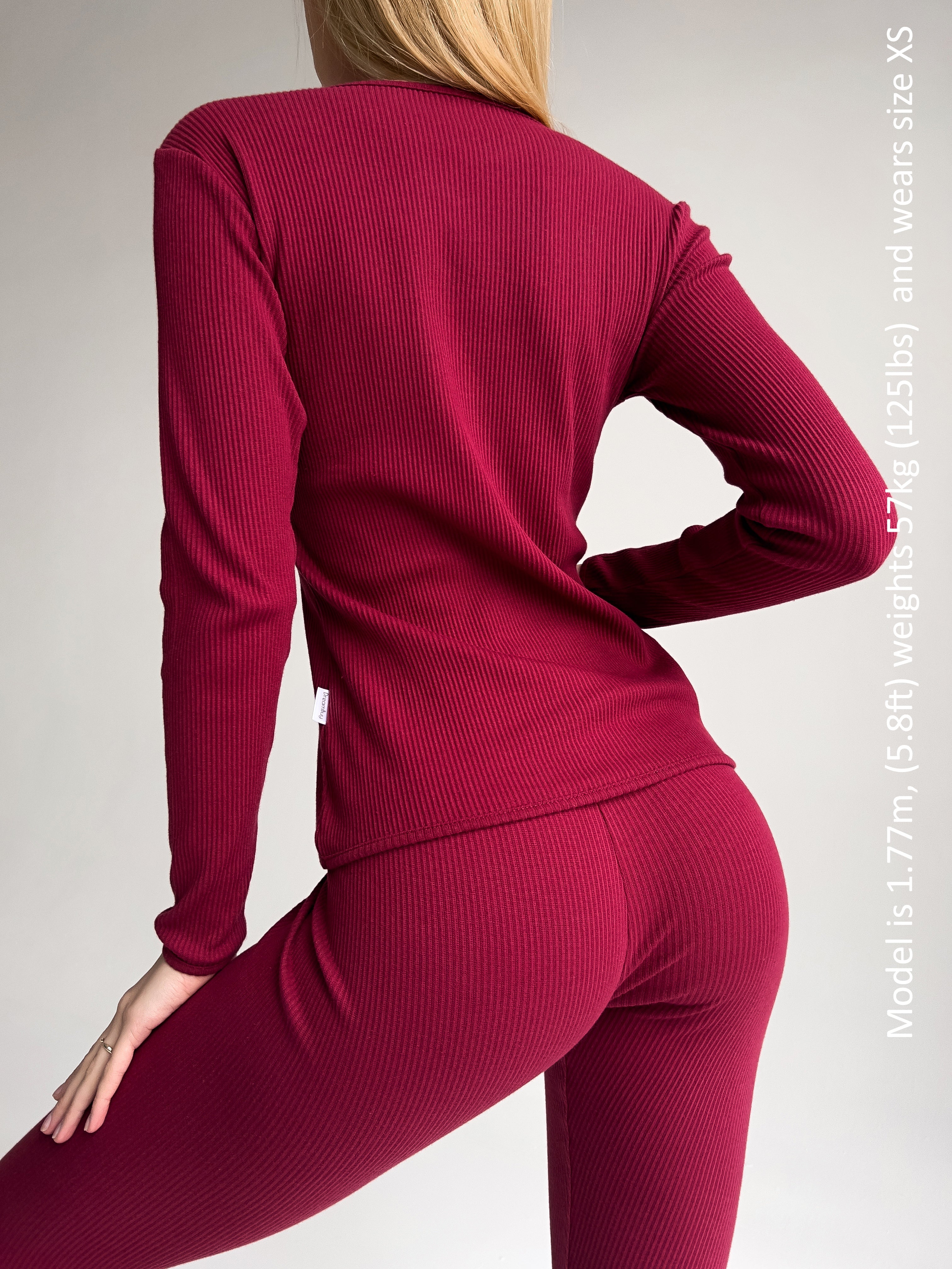 Claret Red Lounge Set - Adult