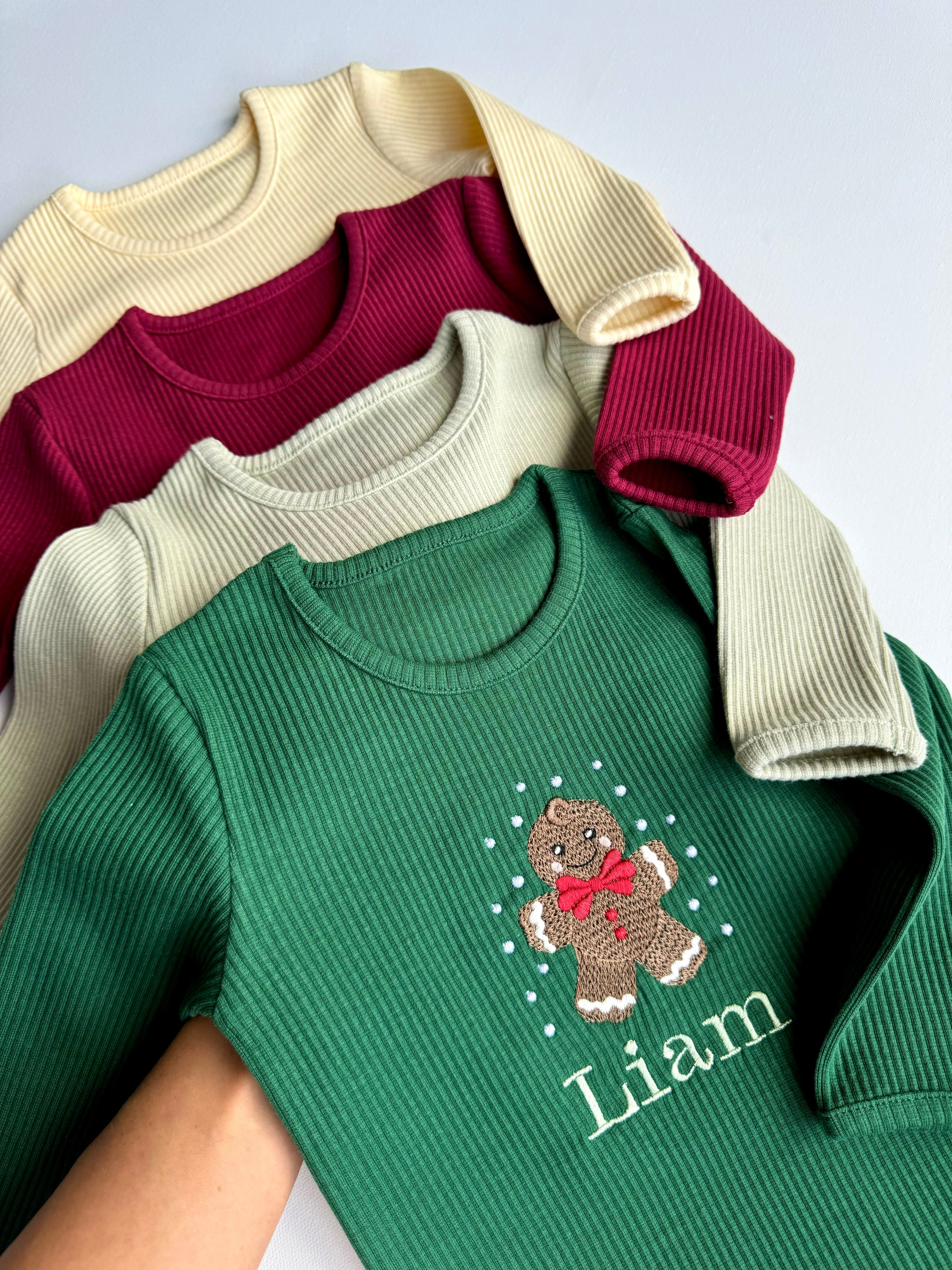 Christmas Gingerbread Man Lounge Set 4-8Y