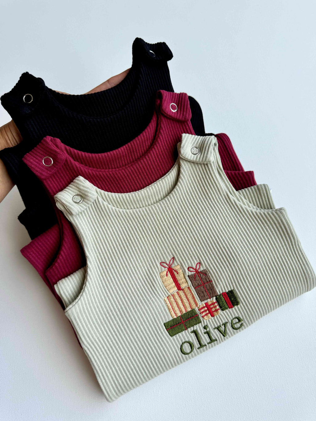 Christmas Giftbox Dungarees 0-3Y