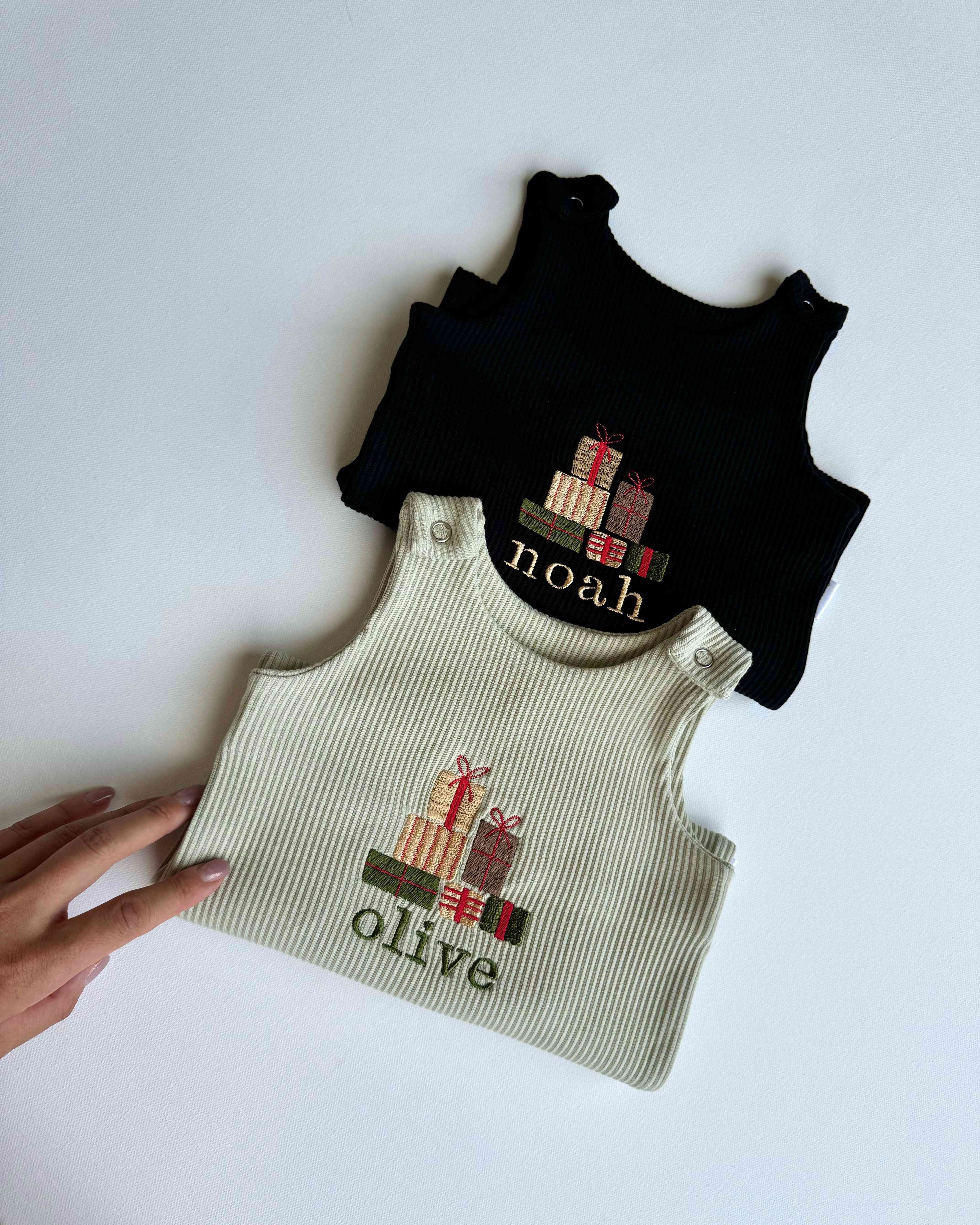 Christmas Giftbox Dungarees 0-3Y