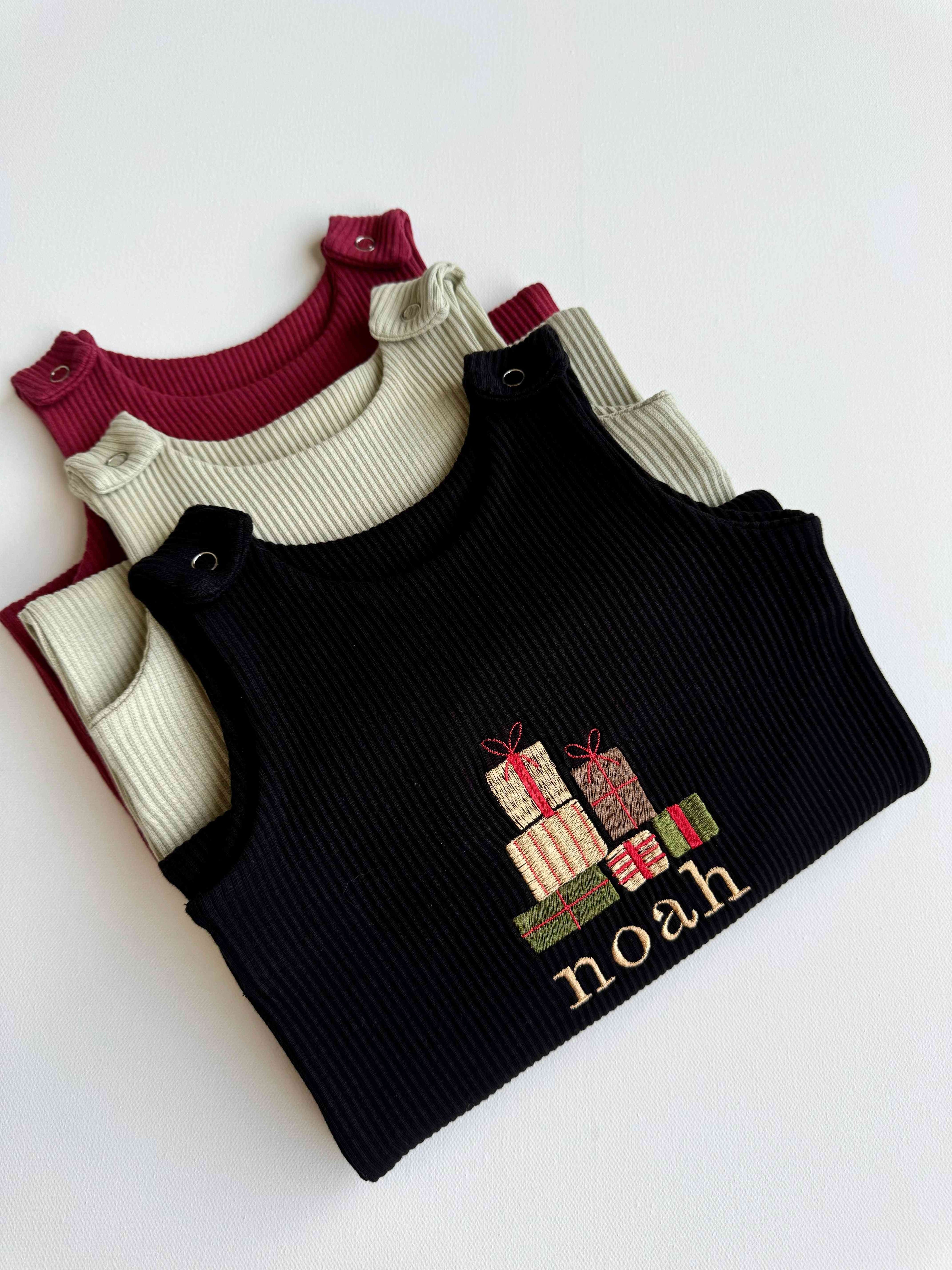 Christmas Giftbox Dungarees 0-3Y